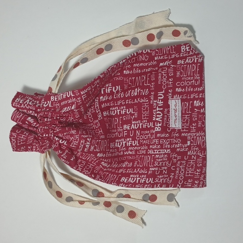3/$15 Moda Fabrics Sliced Bread Linens Drawstring Goody Bag 752106805255